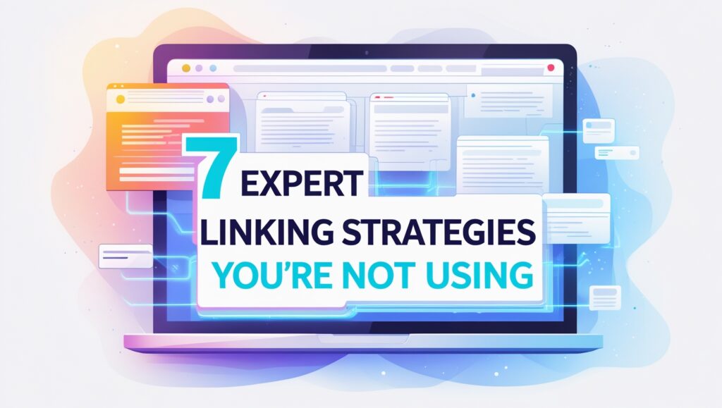 7 Expert Internal Linking Strategies You're Not Using