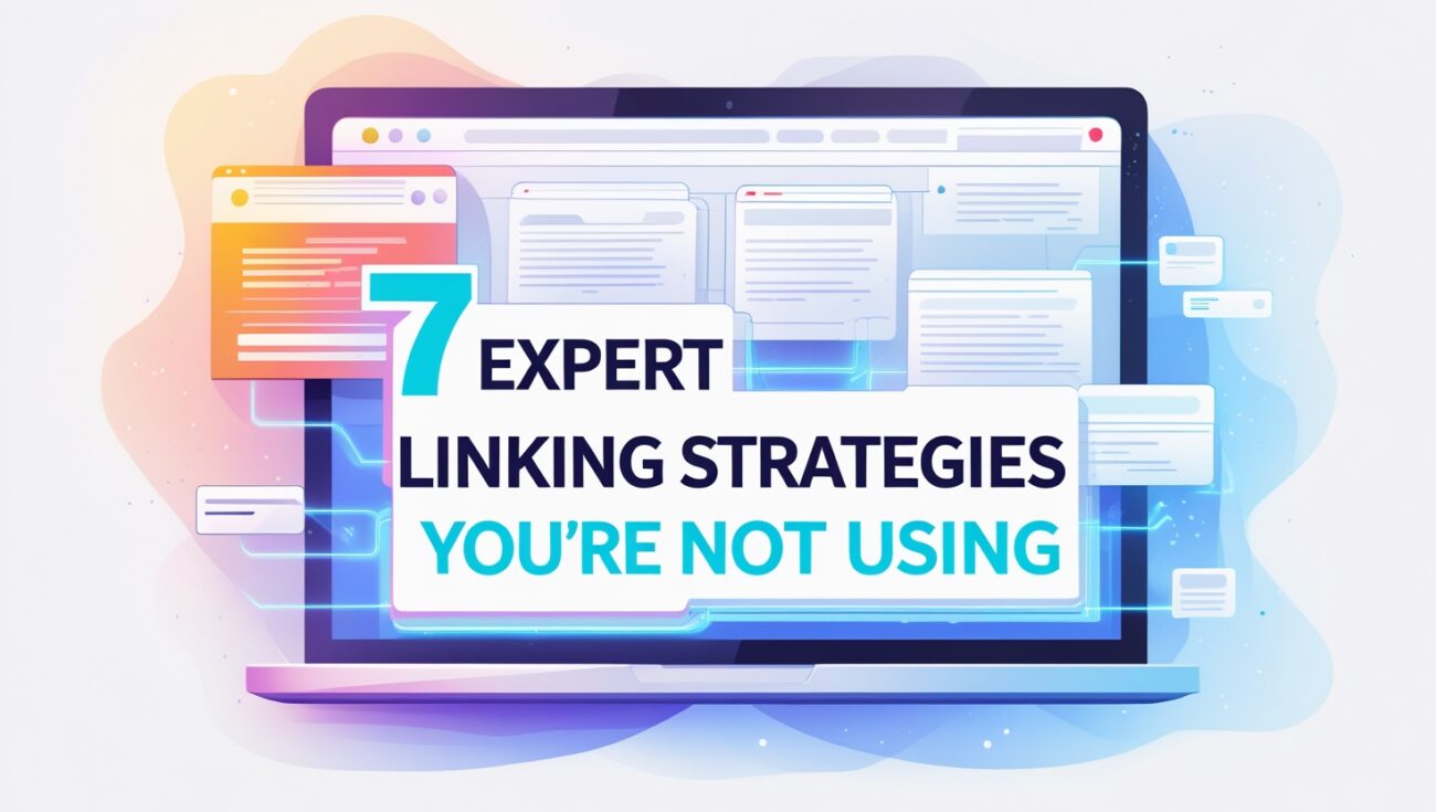 7 Expert Internal Linking Strategies You're Not Using
