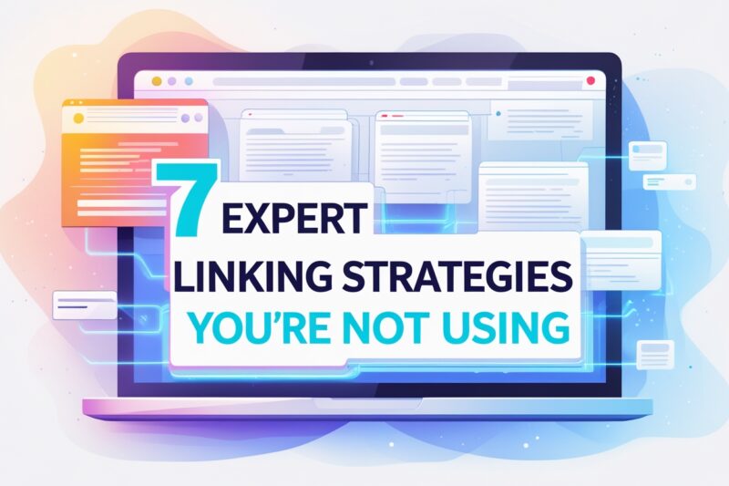 7 Expert Internal Linking Strategies You’re Not Using